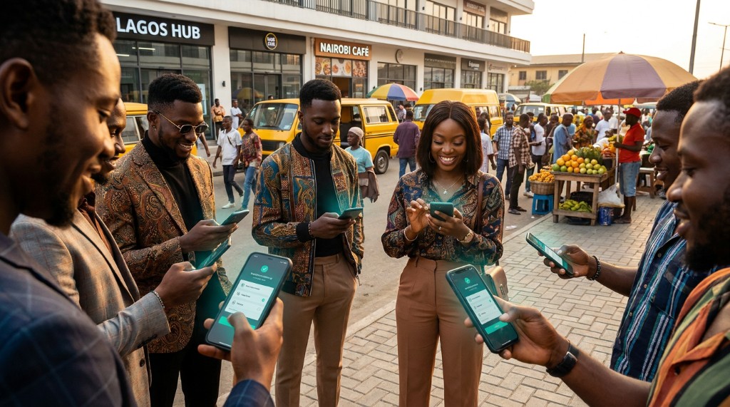 Mobile verified voting across African communities